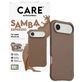 CARE by PanzerGlass Fashionable Coque iPhone Air MagSafe Coque arrière en Silicone - Espresso