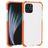 Mobigear Full Bumper Coque iPhone 12 Pro Max Coque arrière Rigide Anti-Chocs - Transparent / Orange