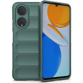 Mobigear Bumpy Coque HONOR X7 Coque arrière en TPU Souple - Vert