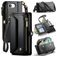 CaseMe C36 Housse iPhone 17e Etui Porte-Monnaie - Noir