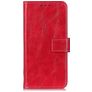 Mobigear Basic Housse LG V60 ThinQ Etui Porte-Monnaie - Rouge