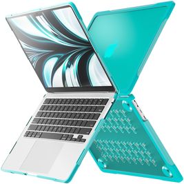 Mobigear Shockproof Pro MacBook Air 13 Pouces (2022-2025) Coque - Vert - Model A2681 / A3113 / A3240