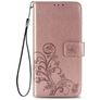 Mobigear Clover Housse Samsung Galaxy S20 FE Etui Porte-Monnaie - Rose doré