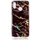 Mobigear Marble Coque Huawei P20 Lite (2018) Coque arrière en TPU Souple - Noir