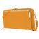 Antonio Fonzo Crossbody Clutch Snap Sac téléphone - Large - Jaune