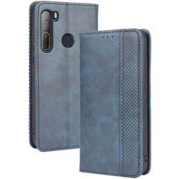 Mobigear Sensation Housse HTC Desire 20 Pro Etui Porte-Monnaie - Bleu
