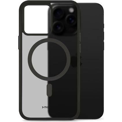 Mobilize Hybrid Pro Coque iPhone 16 Pro Max MagSafe Coque arrière Rigide Anti-Chocs - Noir