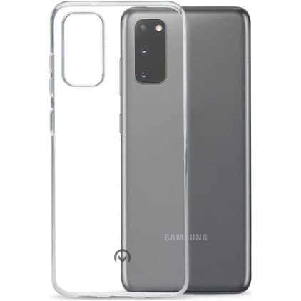Mobilize Gelly Coque Transparente Samsung Galaxy S20 Coque arrière en TPU Souple - Transparent