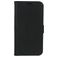 Valenta Classic iPhone 12 Pro Max Cuir véritable Étui Portefeuille - Noir