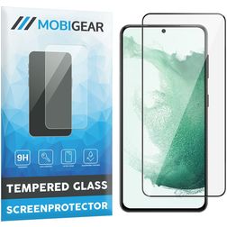Mobigear Premium Samsung Galaxy S22 Plus Verre trempé Protection d'écran - Compatible Coque - Noir