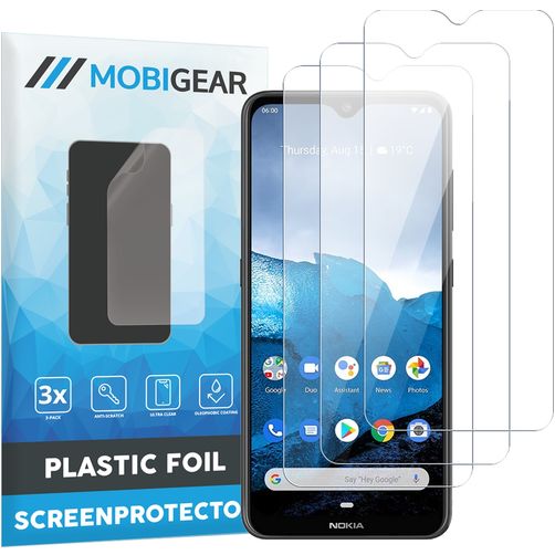 Mobigear Nokia 6.2 Protection d'écran Film - Compatible coque (Lot de 3)
