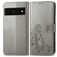 Mobigear Clover Housse Google Pixel 7 Etui Porte-Monnaie - Gris