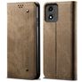 Mobigear Ranch Housse Motorola Moto E14 Etui Porte-Monnaie - Marron