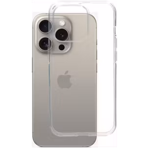 Mobiparts Classic Coque Transparente iPhone 15 Pro Coque arrière en TPU Souple - Transparent