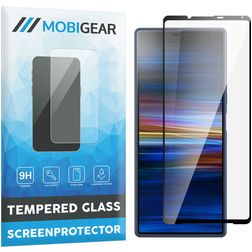 Mobigear Premium Sony Xperia 10 IV Verre trempé Protection d'écran - Compatible Coque - Noir