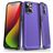 Mobigear Slim Armor Coque iPhone 15 Plus Coque arrière Rigide Anti-Chocs - Violet