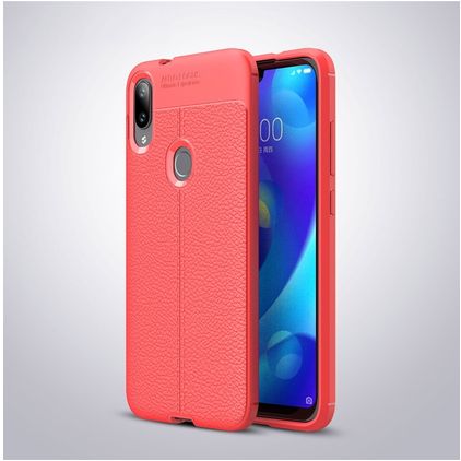 Mobigear Luxury Coque Xiaomi Mi Play Coque arrière en TPU Souple - Rouge