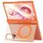 Mobigear Kickstand Coque Samsung Galaxy Z Fold 8 MagSafe Coque arrière Rigide Anti-Chocs avec Support Amovible - Orange