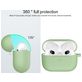 Mobigear Classic Coque Apple AirPods 3 Coque en Silicone Souple - Menthe