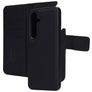 Mobiparts Housse Samsung Galaxy S25 Etui avec Coque Détachable en Cuir Véritable Porte-Monnaie - Noir