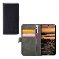 Mobilize Classic Gelly Wallet Housse Nokia 1.4 Etui Porte-Monnaie - Noir