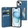 Mobiparts Classic Wallet Housse iPhone 15 Etui Porte-Monnaie - Steel Blue
