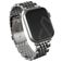 Burga Chic Royal Bracelet Acier Apple Watch Fermeture boucle déployante - 42/41/40/38 mm - Argent