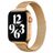 Mobigear Slim Loop Bracelet Milanais Apple Watch Fermeture magnétique - 42/41/40/38 mm - Or