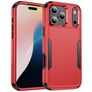 Mobigear Ultra Tough Coque iPhone 17 Pro Coque arrière Rigide Anti-Chocs - Rouge