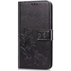 Mobigear Clover Housse Huawei P40 Etui Porte-Monnaie - Noir