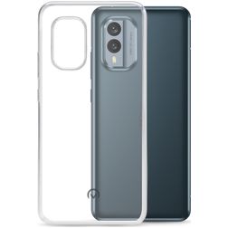 Mobilize Gelly Coque Transparente Nokia X30 Coque arrière en TPU Souple - Transparent