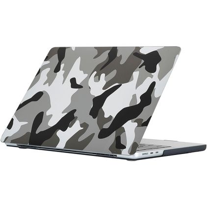 Mobigear Design MacBook Air 15 Pouces (2023-2026) Coque - Urban Camauflage - Model A2941 / A3114 / A3241 / A3448