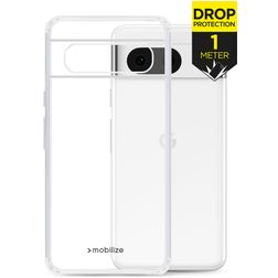 Mobilize Naked Protection Coque Transparente Google Pixel 8 Coque arrière Rigide Anti-Chocs - Transparent