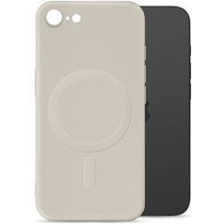 My Style Protective Flex Coque iPhone SE (2022) MagSafe Coque arrière en TPU Souple - Antique White