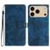 Mobigear Butterfly Housse iPhone 17 Pro Etui Porte-Monnaie - Bleu