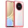 Mobigear Crystal Coque HONOR Magic 4 Lite Coque arrière Rigide - Transparent / Rouge