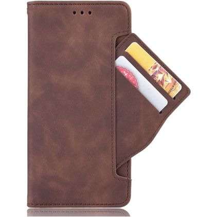 Mobigear Slide Wallet Housse Samsung Galaxy S20 FE Etui Porte-Monnaie - Marron