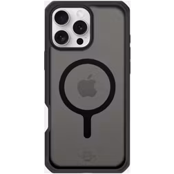 ITSKINS Level 2 HybridMagFrost R Coque iPhone 16 Pro Max MagSafe Coque arrière Rigide Anti-Chocs - Noir