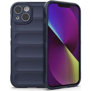 Mobigear Bumpy Coque iPhone 14 Coque arrière en TPU Souple - Dark Blue