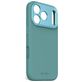 Decoded Coque iPhone 17 Pro Coque arrière en Silicone - Retro Blue