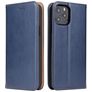 Fierre Shann Art Housse iPhone 12 Etui Porte-Monnaie - Bleu