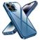 Mobigear Crystal Coque iPhone 14 Pro Max Coque arrière Rigide - Bleu