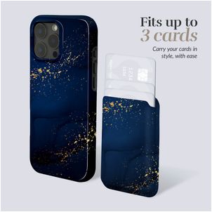 MIO - Porte Cartes en - 3 Cartes - Compatible MagSafe - Midnight Sparkle