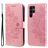 Mobigear Flowers Housse Samsung Galaxy S23 Ultra Etui Porte-Monnaie - Magenta