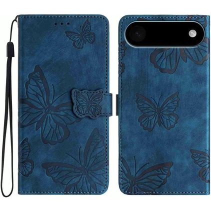 Mobigear Butterfly iPhone Air Étui Portefeuille - Bleu