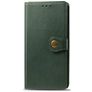 Mobigear Snap Button Housse OPPO A5 (2020) Etui Porte-Monnaie - Vert