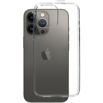 Mobiparts Classic Transparent iPhone 13 Pro Max TPU souple Coque arrière - Transparent