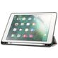 Mobigear Tri-Fold Marble Coque iPad 6 (2018) Etui + Porte-crayon - Bleu