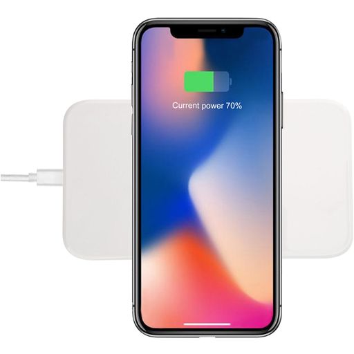 Mobigear Plateau - Chargeur Qi Wireless 5W 1A - Blanc