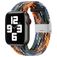 Mobigear Braided Bracelet Nylon pour Apple Watch Fermeture à pince - 49/46/45/44 mm - Digital Camouflage